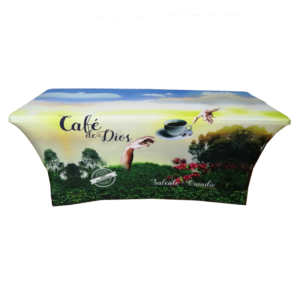 Mantel Rectangular Publicitario Estampado Con La Marca En Spandex